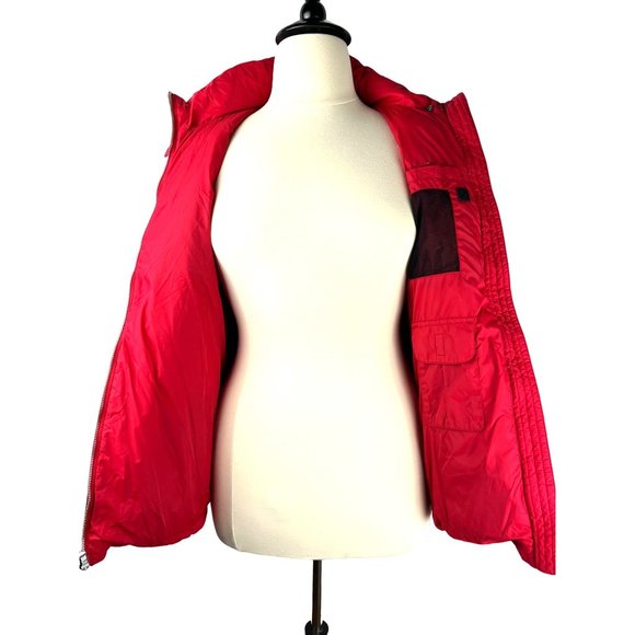 Land's End Red Puffy Down Jacket, Women's Size XL, 18-20 - Picture 14 of 16
